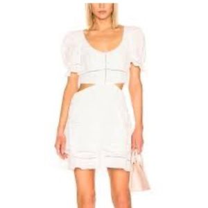 ISO!  Jonathan simkhai white cutout dress!